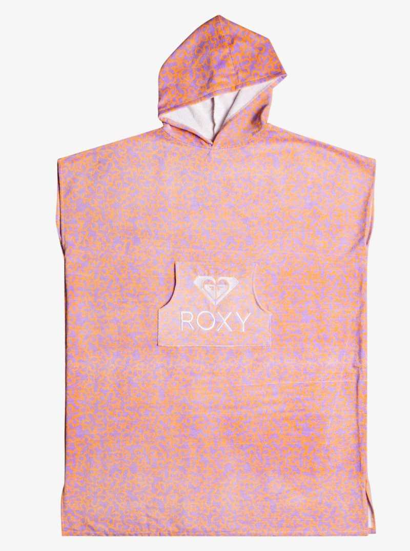 Mock Orange Hawaiianheat Roxy Stay Magical Printed Hooded Changing Towel | PQOGSX352