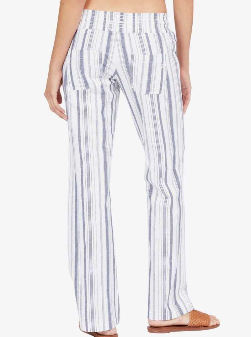 Mood Indigo Oceanside 211 Stri Roxy Oceanside Flared Pants | PBFQMR719