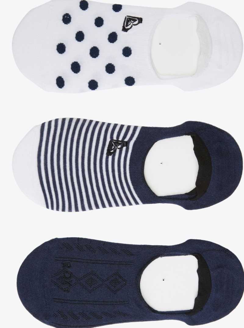 Mood Indigo Roxy 3 Pack No-Show Liner Socks | YBAFLQ481