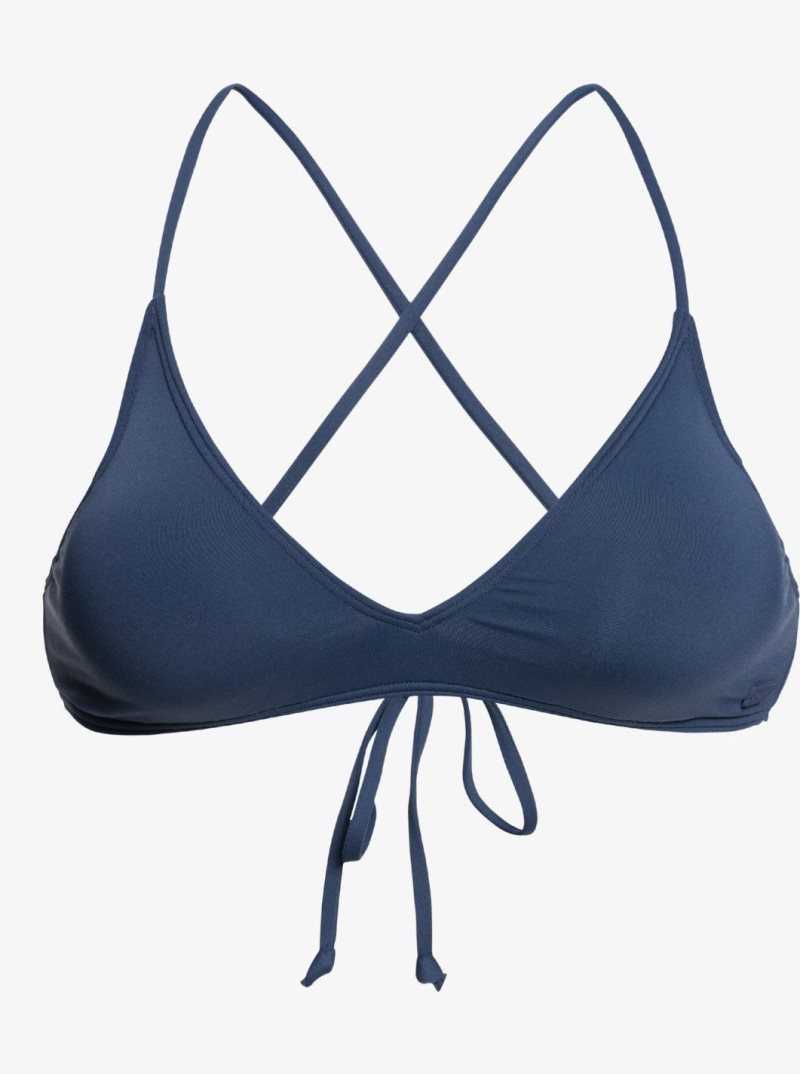 Mood Indigo Roxy Beach Classics Triangle Bikini Top | PVXJCA962