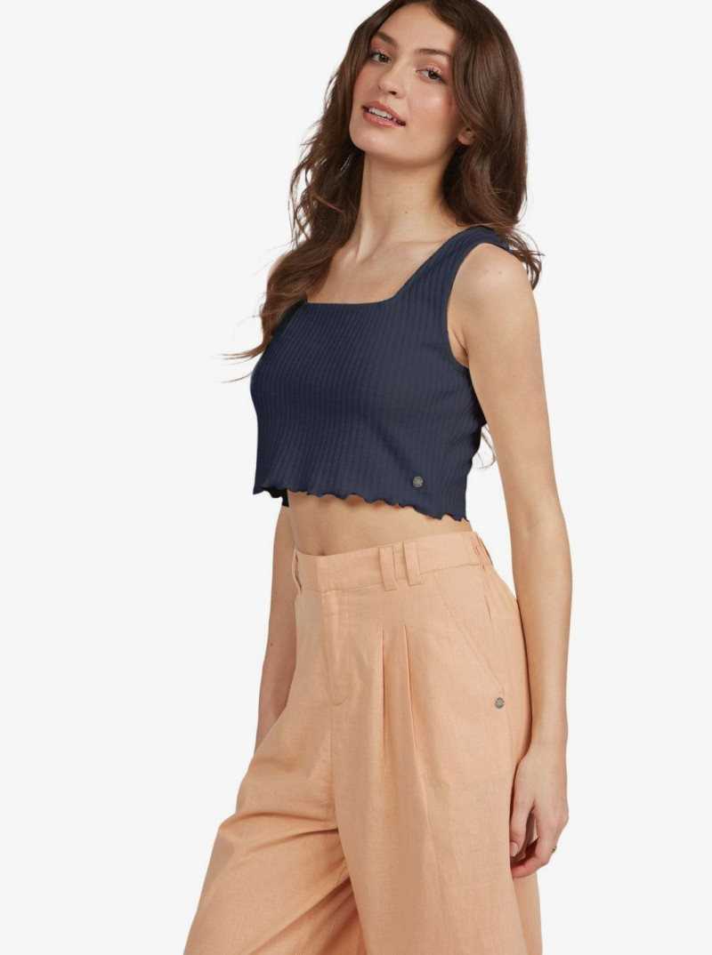 Mood Indigo Roxy Good Days Ahead Cropped Top | OTNJUM872