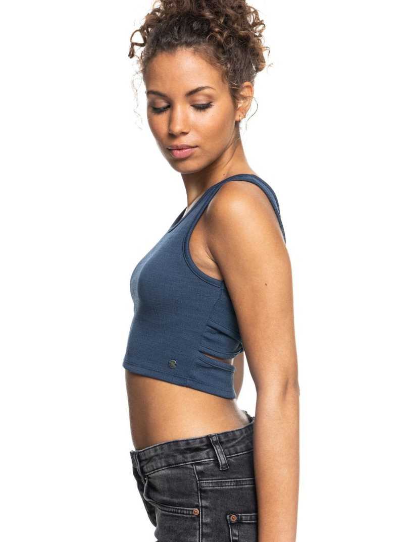 Mood Indigo Roxy Good Keepsake Crop Top | DZLAMR510