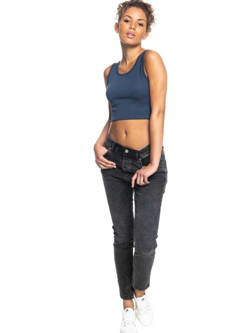 Mood Indigo Roxy Good Keepsake Crop Top | DZLAMR510