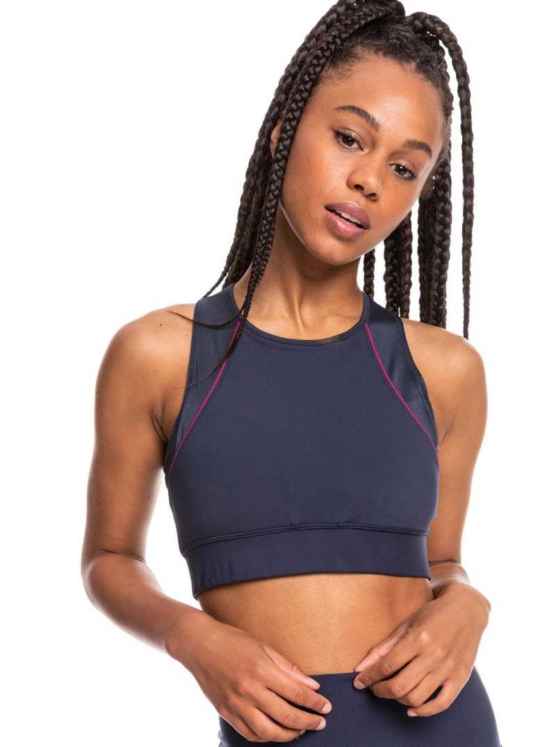 Mood Indigo Roxy Interstellar Disco Medium Support Sports Bra | SNDPAI152