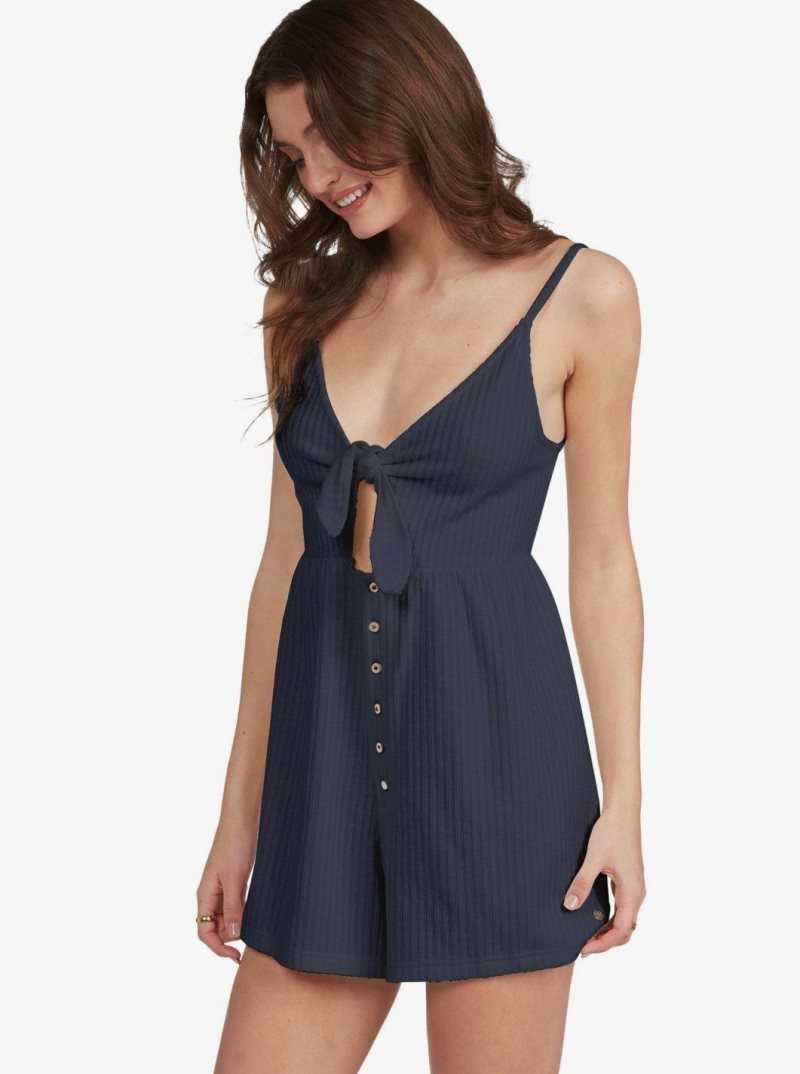 Mood Indigo Roxy Sun N Vibes Mini Strappy Romper | RFUPHY260