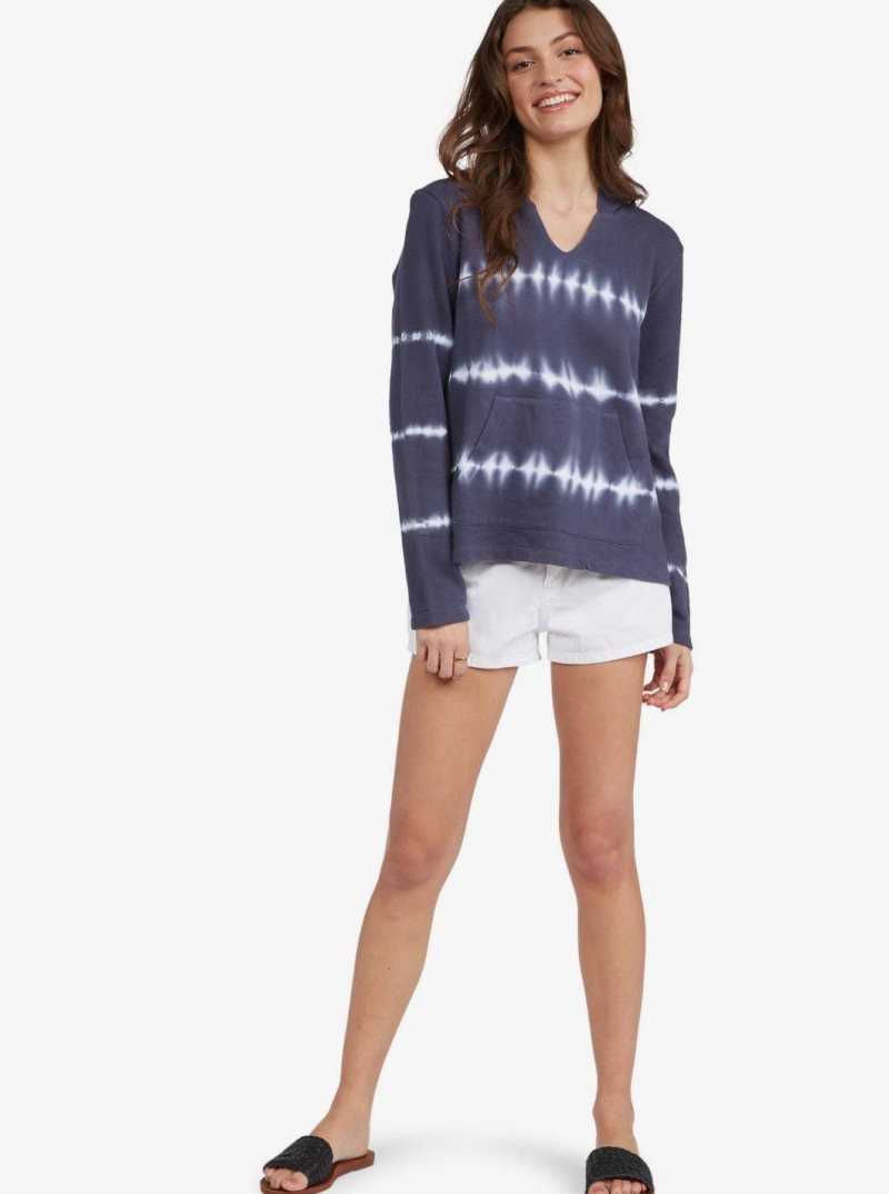 Mood Indigo Roxy Surfing Days Poncho Hoodie | XOGBAT913