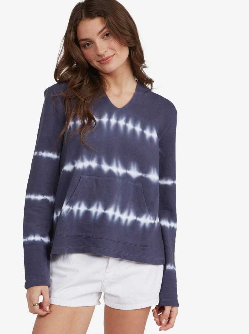 Mood Indigo Roxy Surfing Days Poncho Hoodie | XOGBAT913