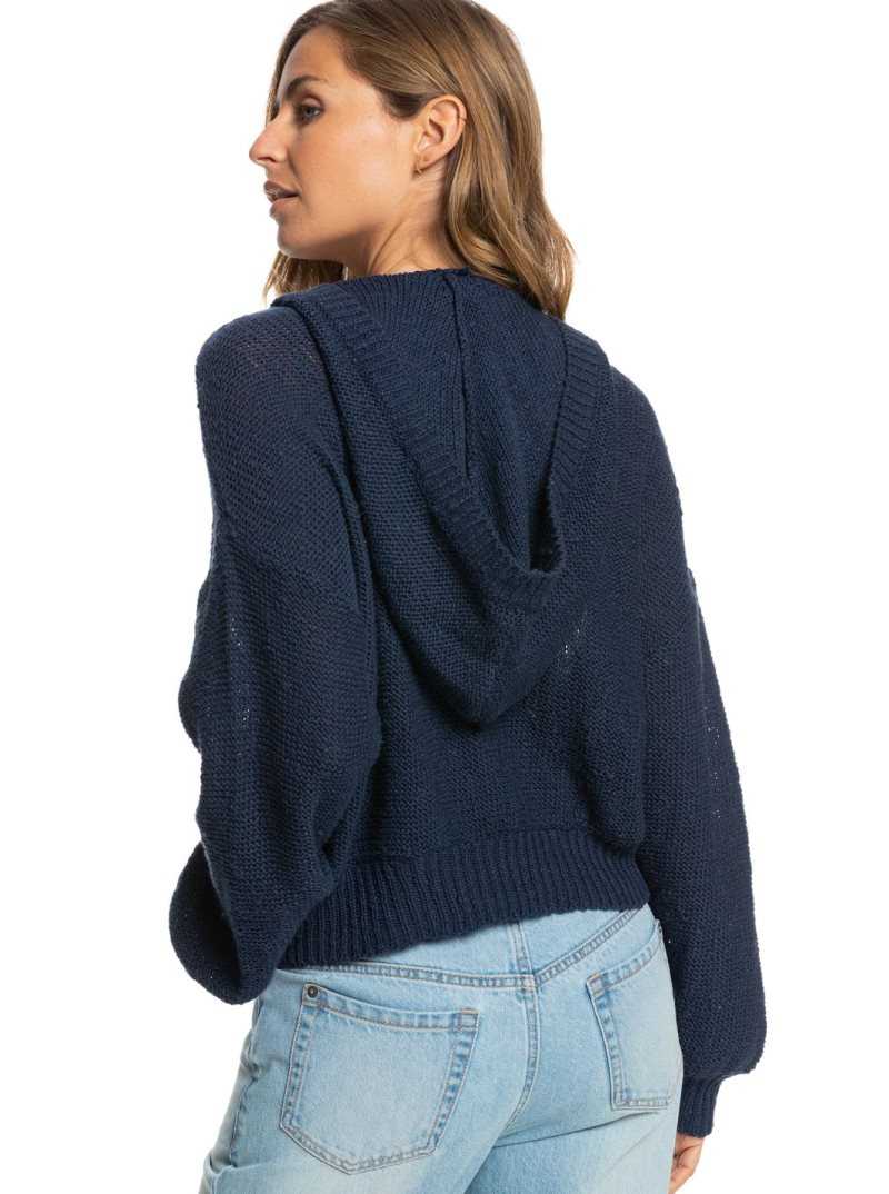 Mood Indigo Roxy Together Again Knitted Hoodie | TOUJED281