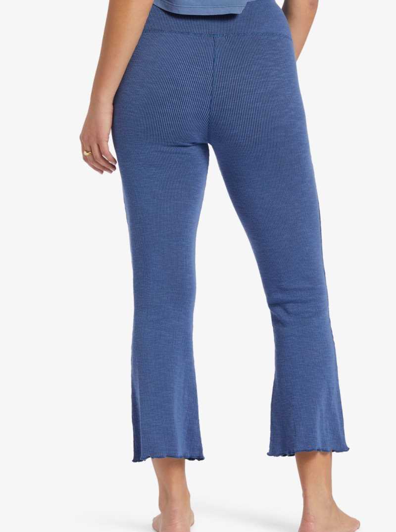 Mood Indigo Roxy Zuma Knit Pant High Waist Knit Flare Pants | GWPTQV102