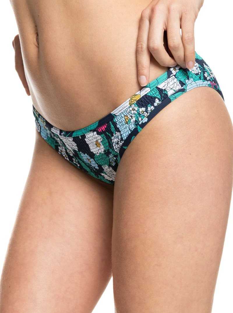 Mood Indigo S Blossom Babe Roxy Blossom Babe Smocked Bikini Bottoms | LHWFYO423