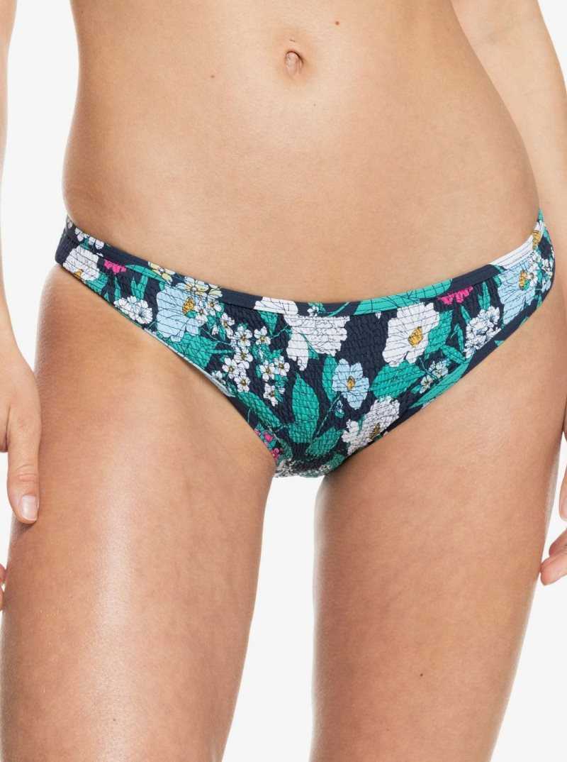 Mood Indigo S Blossom Babe Roxy Blossom Babe Smocked Bikini Bottoms | LHWFYO423