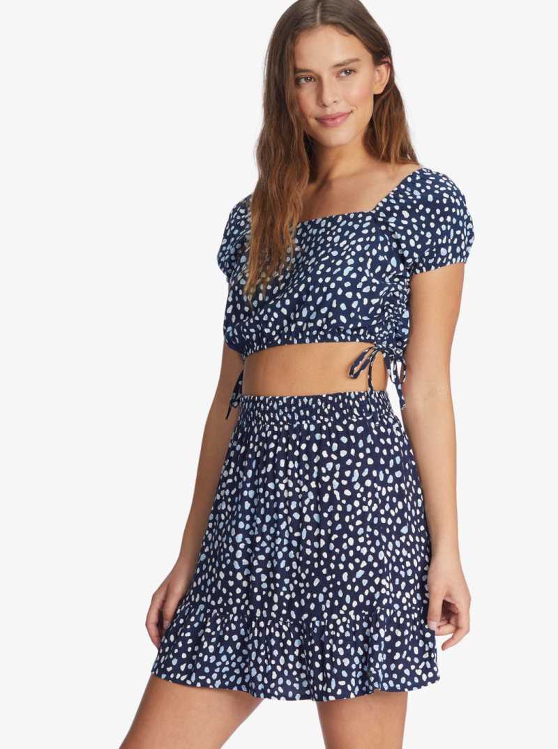 Mood Indigo Wild Dots Roxy Night Out Skirt | PBUOMS605