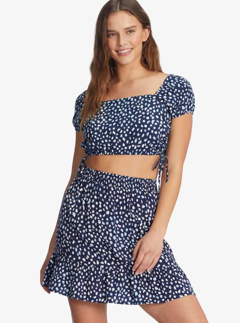 Mood Indigo Wild Dots Roxy Night Out Skirt | PBUOMS605