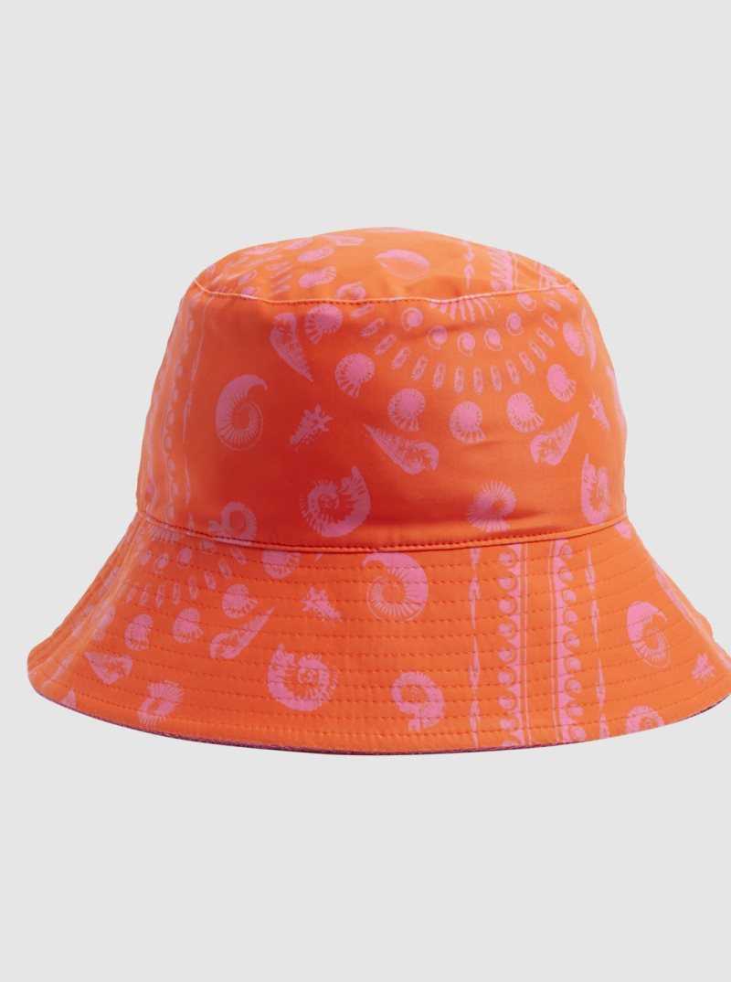 Mystic Shell Setting Sun Roxy Moon Child Reversible Bucket Hat | SZLNRU462