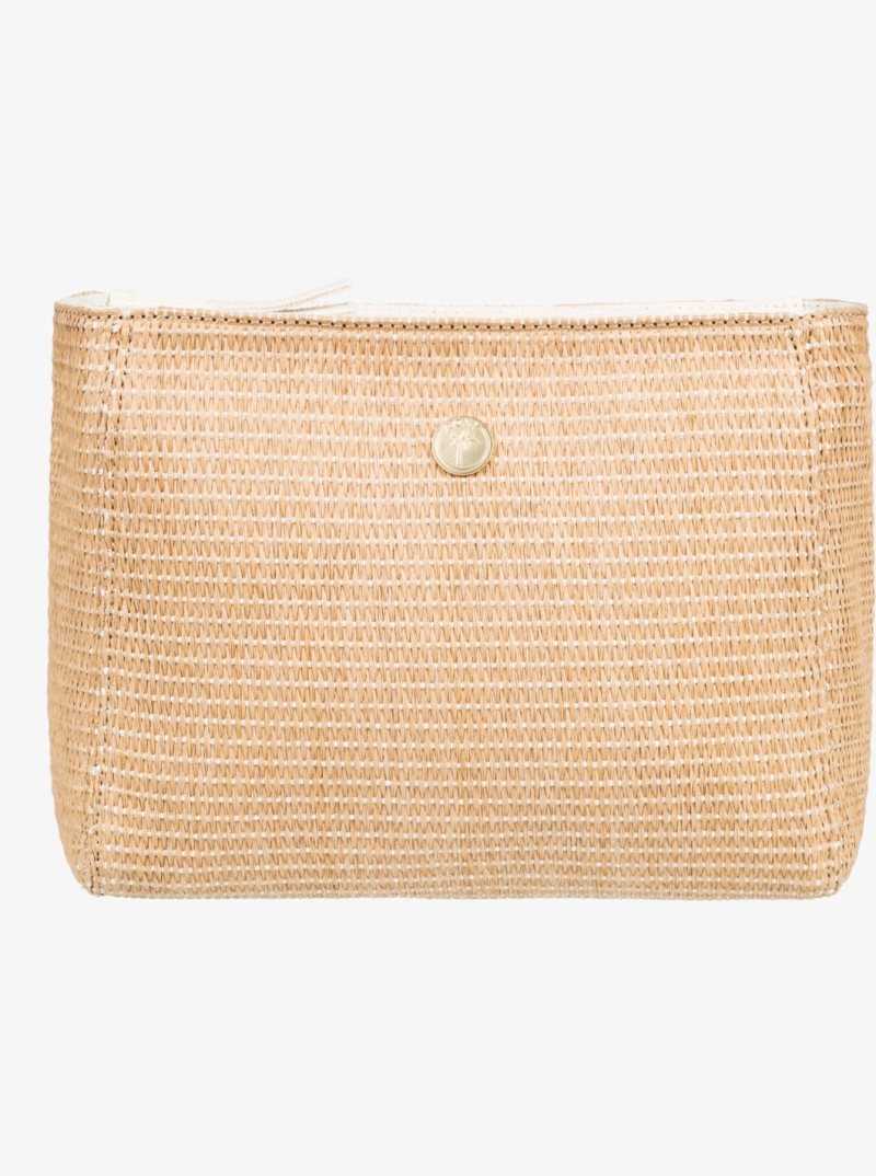 Natural Roxy Island Key Beach Pouch | XPRFWN234