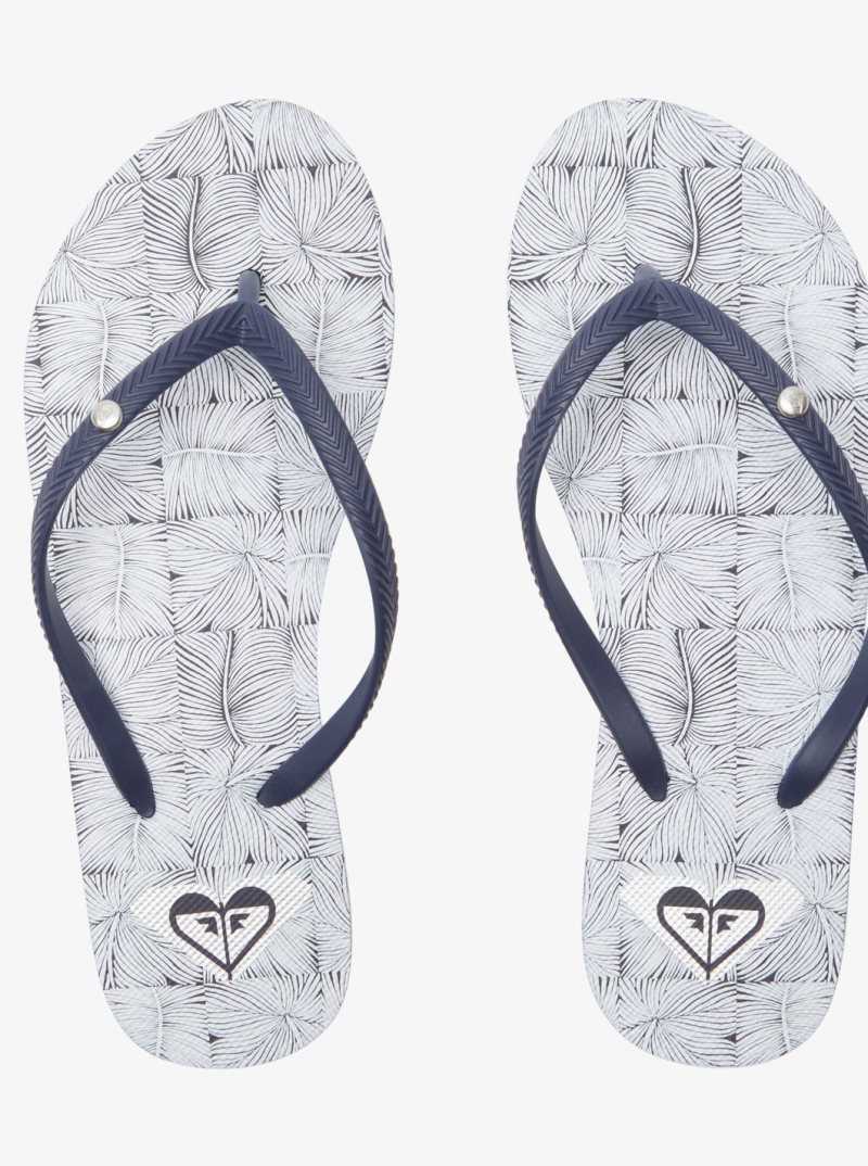 Navy White Roxy Bermuda Sandals | LOSMZC105