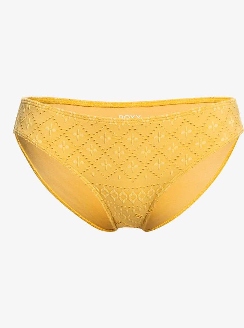 Ochre Roxy Quiet Beauty Hipster Bikini Bottoms | LXNYPQ537