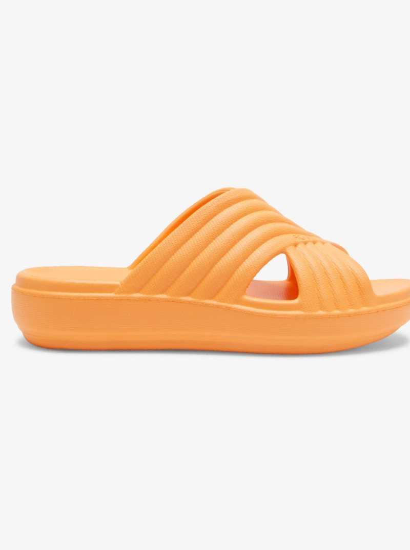 Orange Roxy Rivie Sandals | FDBNQG518