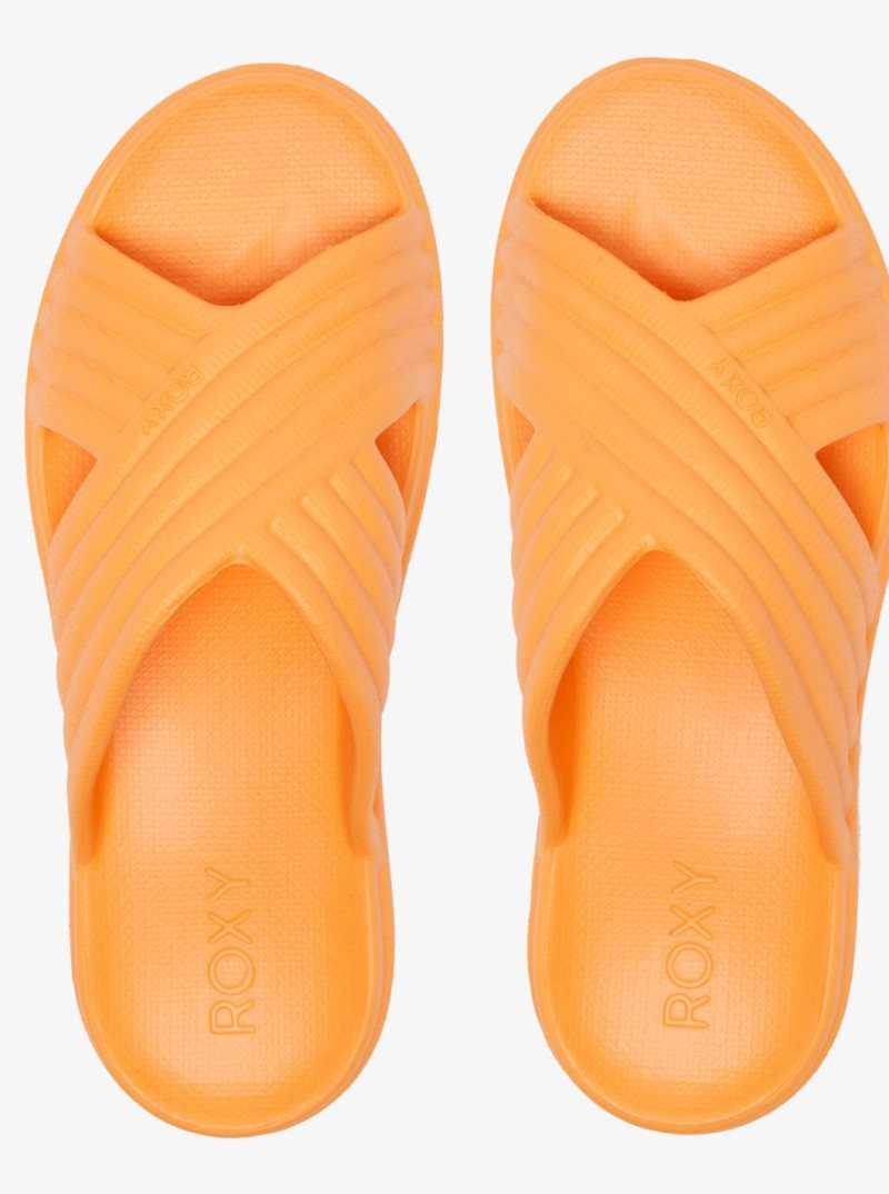 Orange Roxy Rivie Sandals | FDBNQG518