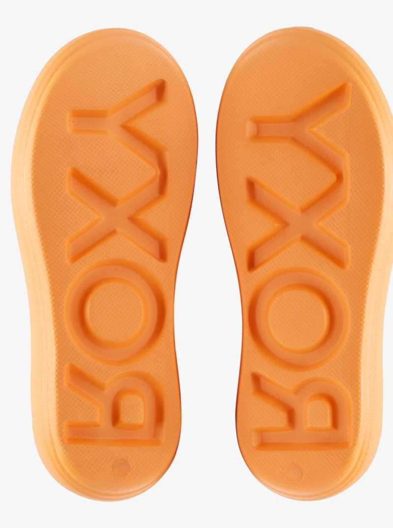 Orange Roxy Rivie Sandals | FDBNQG518