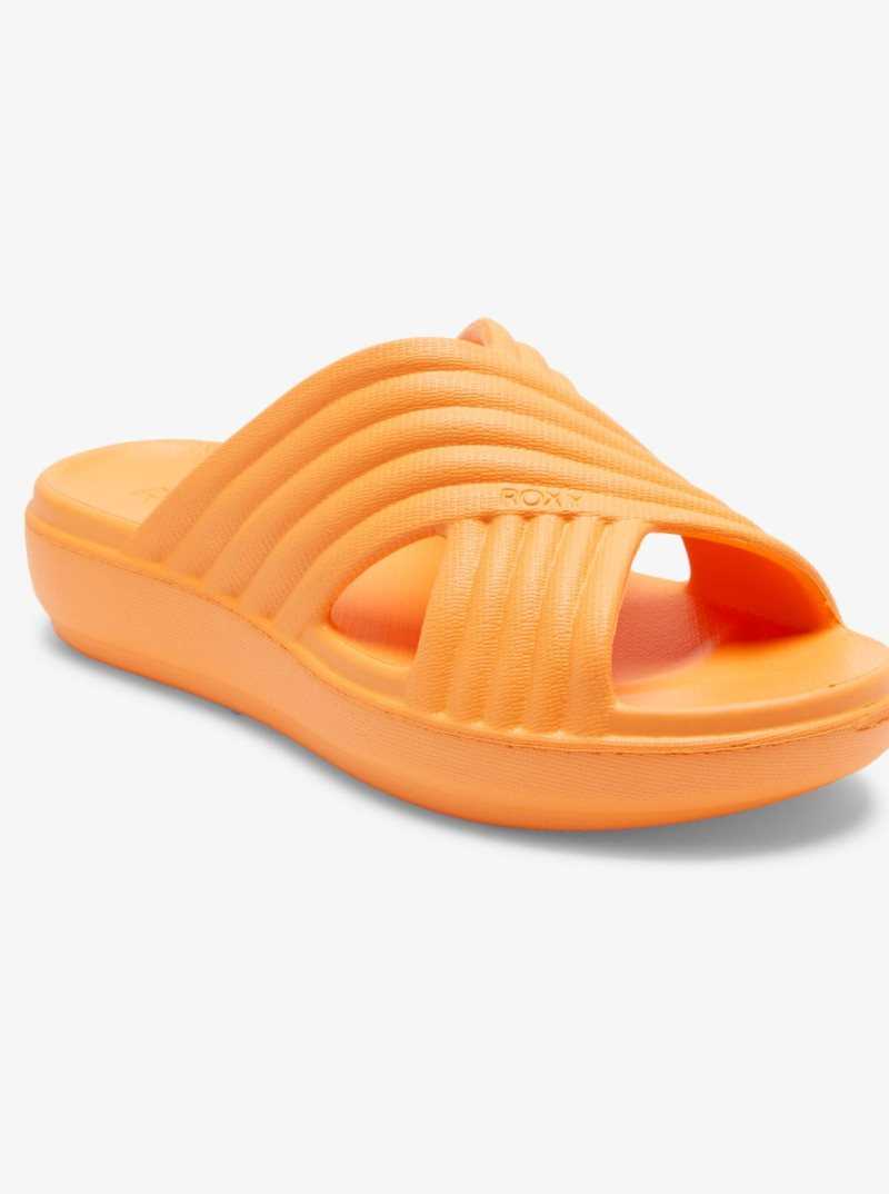 Orange Roxy Rivie Sandals | FDBNQG518