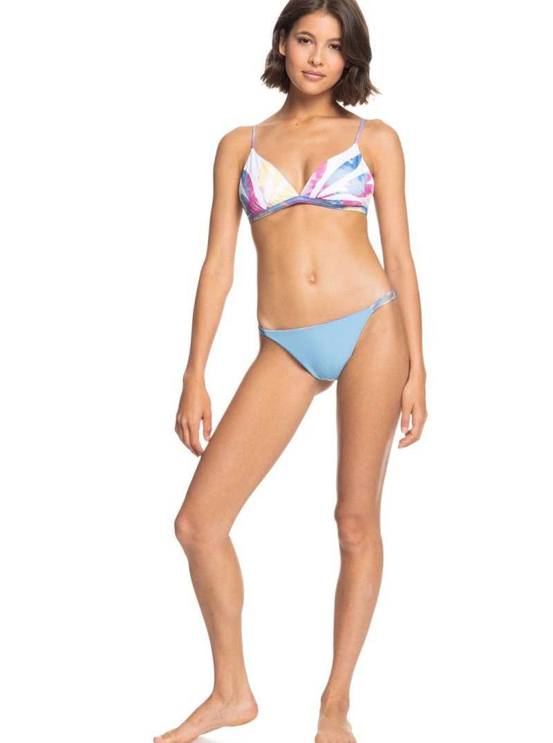 Pale Marigold Tie Dye Vibes Roxy POP SURF Cheeky Bikini Bottoms | KBEMJW098