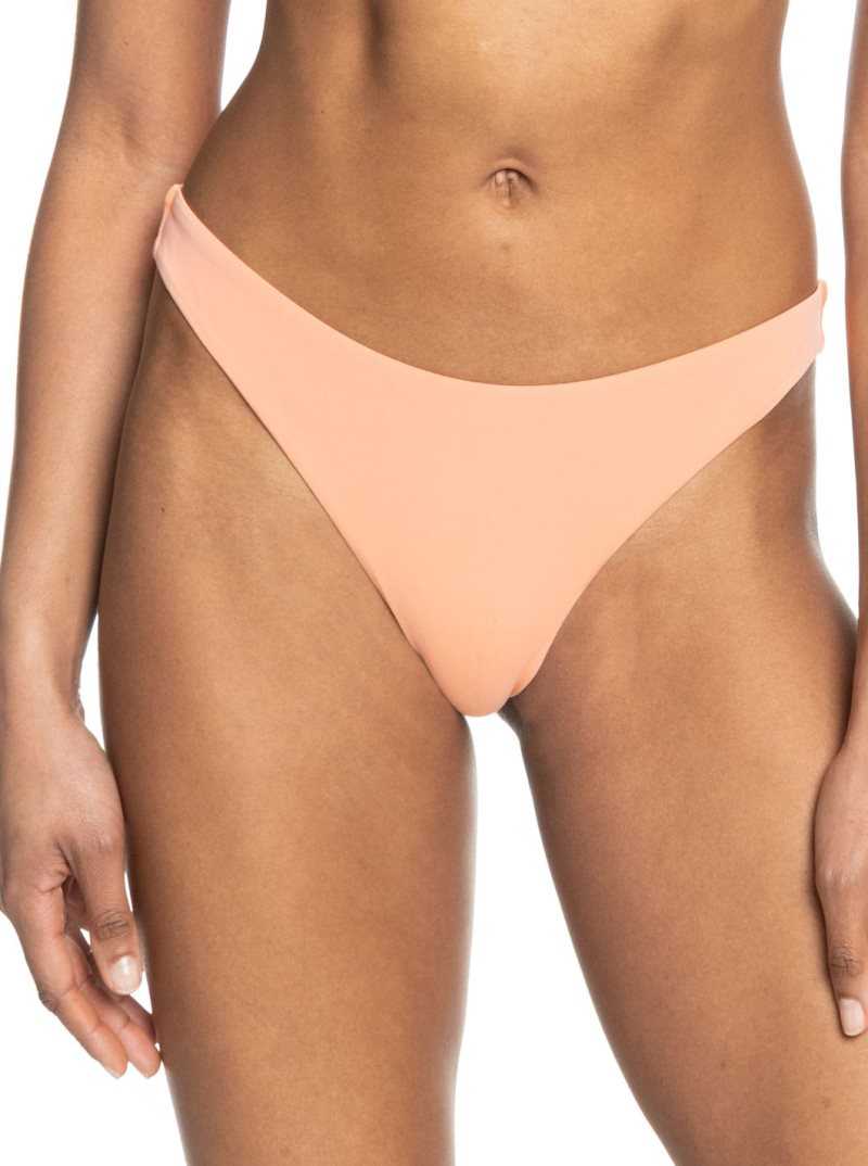 Papaya Punch Roxy Beach Classics Cheeky Bikini Bottoms | YRCPUT065