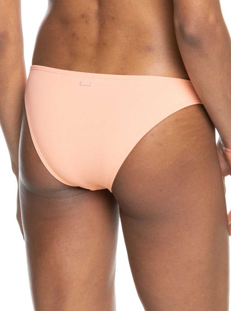 Papaya Punch Roxy Beach Classics Moderate Bikini Bottoms | WYZUQS403