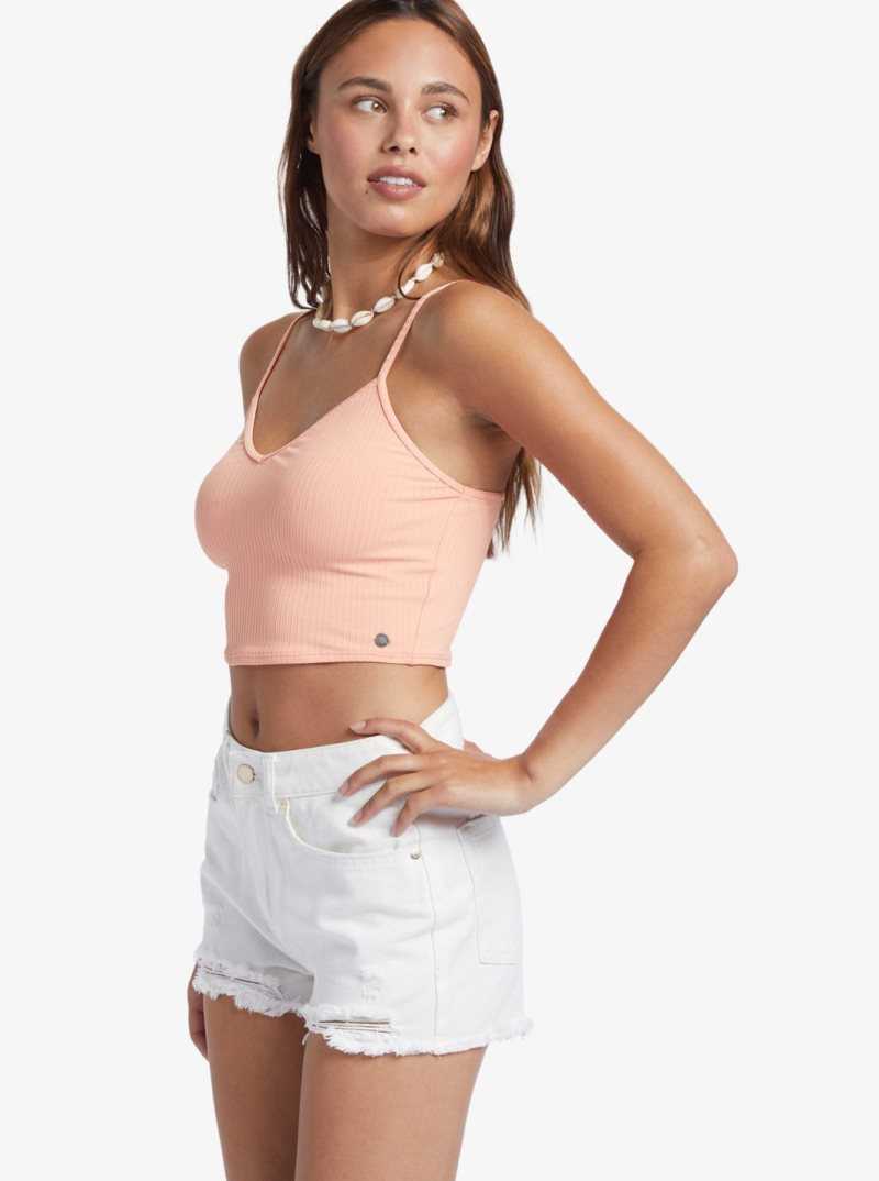 Papaya Punch Roxy Brami Strappy Top | OEJITQ210