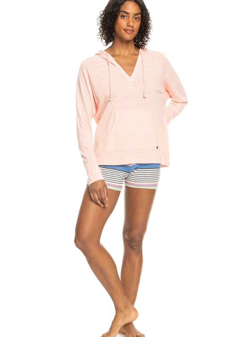 Papaya Punch Roxy Destination Surf Hoodie | ILZJQD859