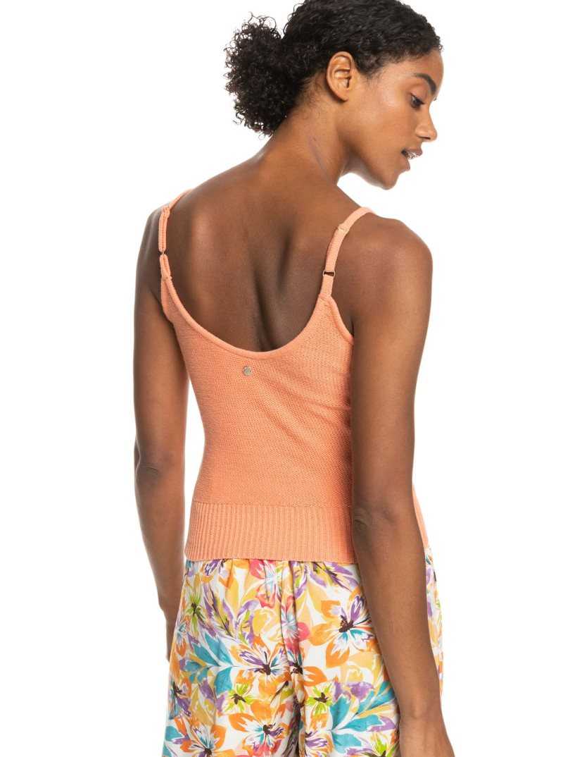 Papaya Punch Roxy Sunrise Club Strappy Tank | HZJICW890