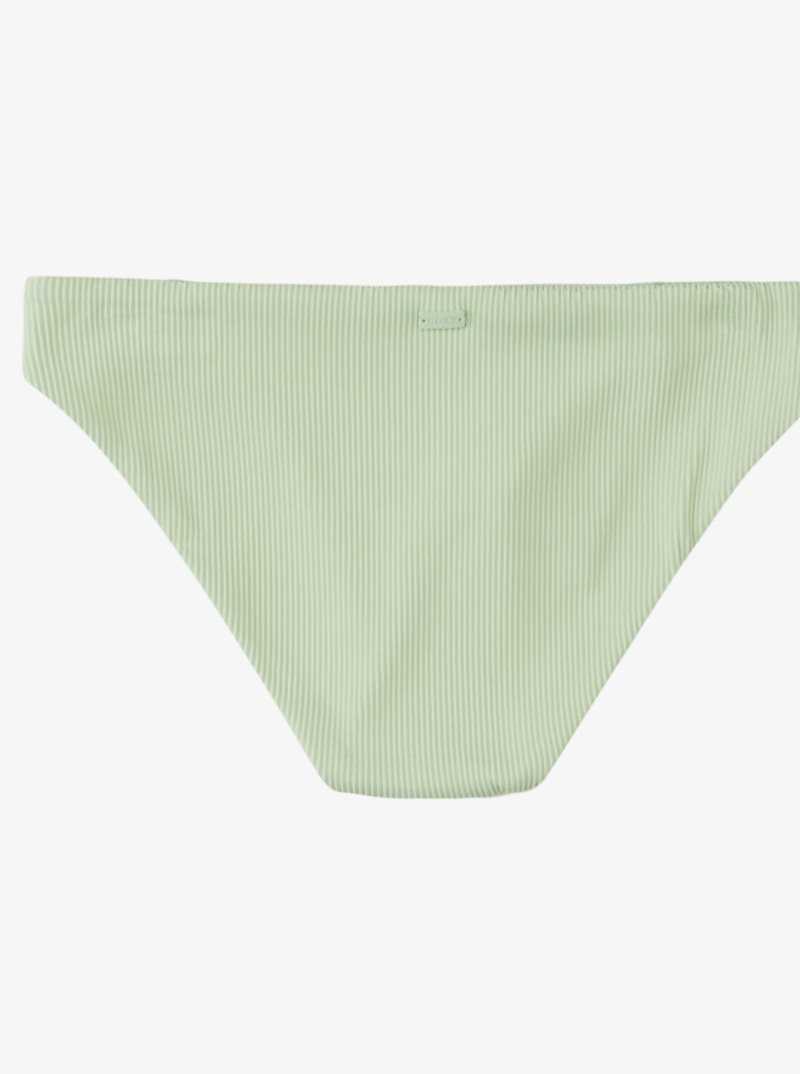 Pastel Green Roxy Active Full Bikini Bottoms | JYONIQ405