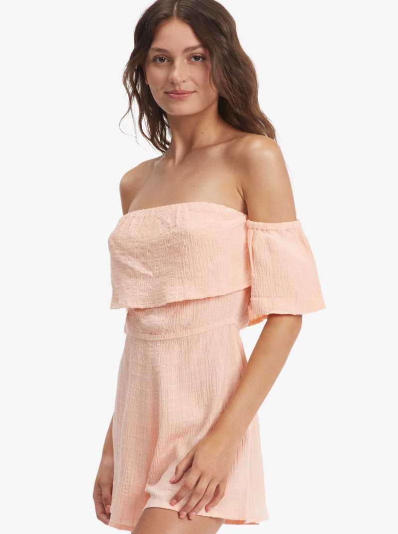 Peach Bud Roxy Another Day Romper | DHJCFE653