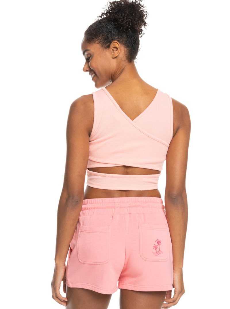 Peach Bud Roxy Good Keepsake Crop Top | BSFLED065