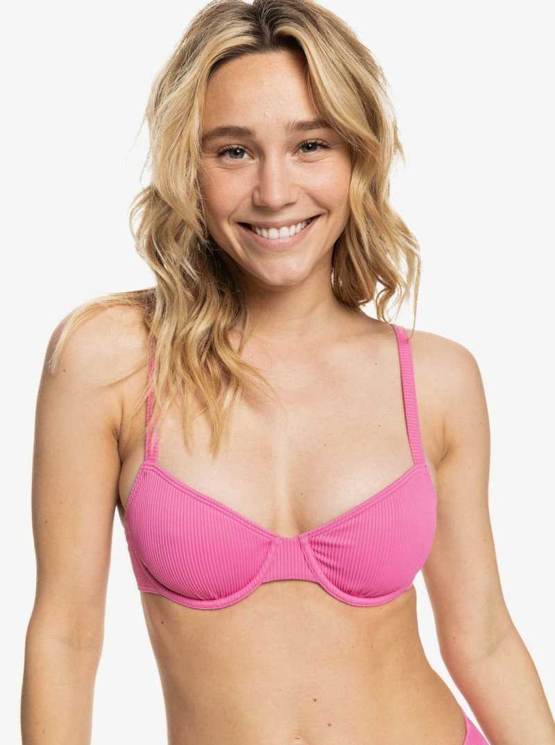 Pink Guava Roxy Love The Muse Bikini Top | IJGOMP023