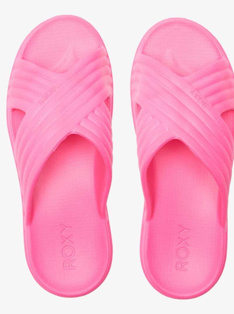 Pink Roxy Rivie Sandals | ZGLFMN375