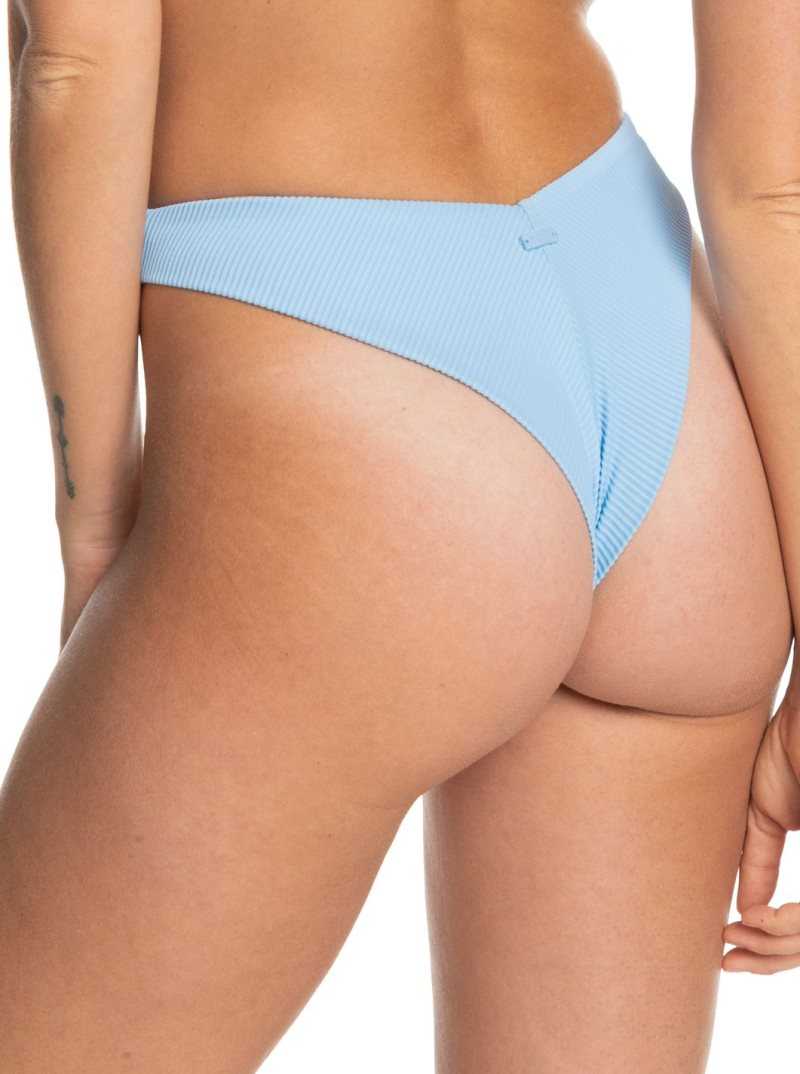 Powder Blue Roxy Love Cheeky Bikini Bottoms | TLRWNM210