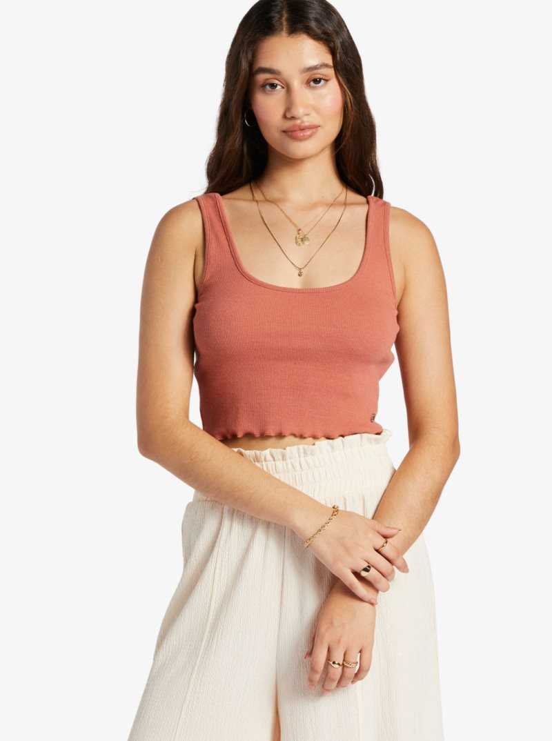 Redwood Burl Roxy Keep It Wavy Tank Top | APRNME365