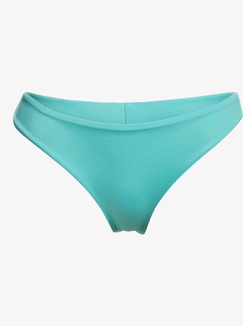 Sea Blue Roxy Love The Baja Cheeky Bikini Bottoms | QDUPKH582