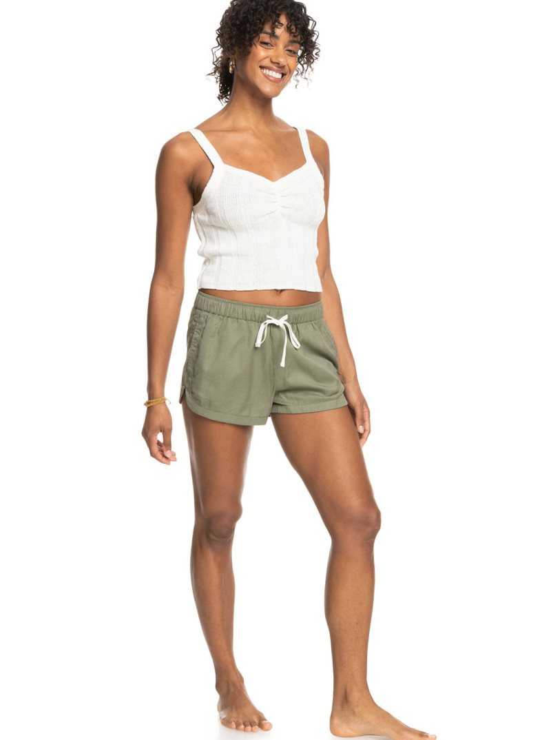 Sea Spray Roxy New Impossible Love Elasticized Shorts | OFLGUH219