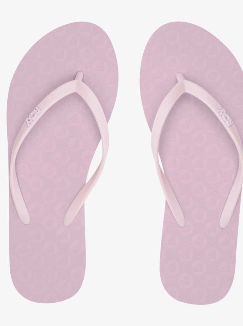 Sheer Lilac Roxy Viva Hi Sandals | SWFHKB173