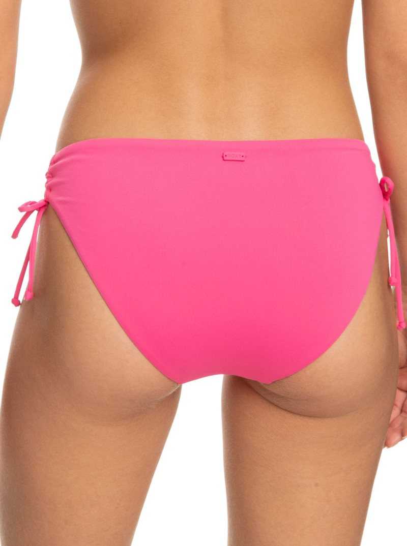 Shocking Pink Roxy Beach Classics Hipster Bikini Bottoms | MJNQYW516