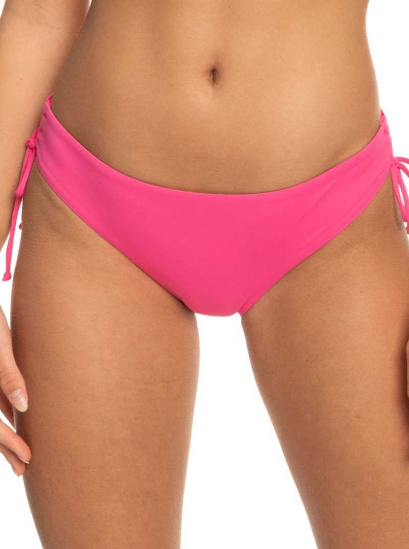 Shocking Pink Roxy Beach Classics Hipster Bikini Bottoms | MJNQYW516