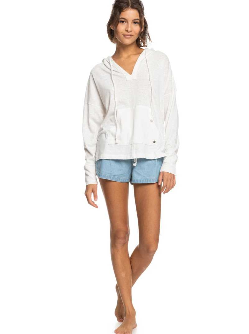 Snow White Roxy Paddle Out Knit Top | QTXUIH235