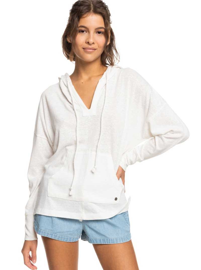 Snow White Roxy Paddle Out Knit Top | QTXUIH235