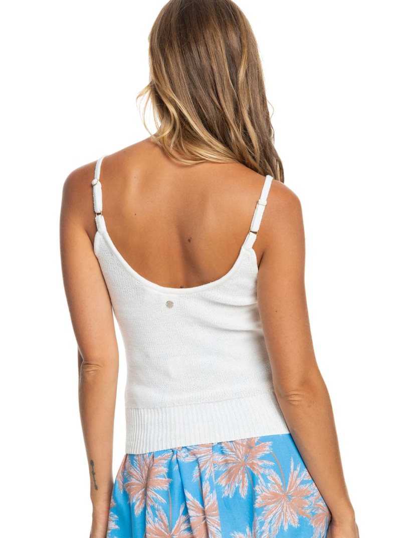 Snow White Roxy Sunrise Club Strappy Tank | JEABSO548