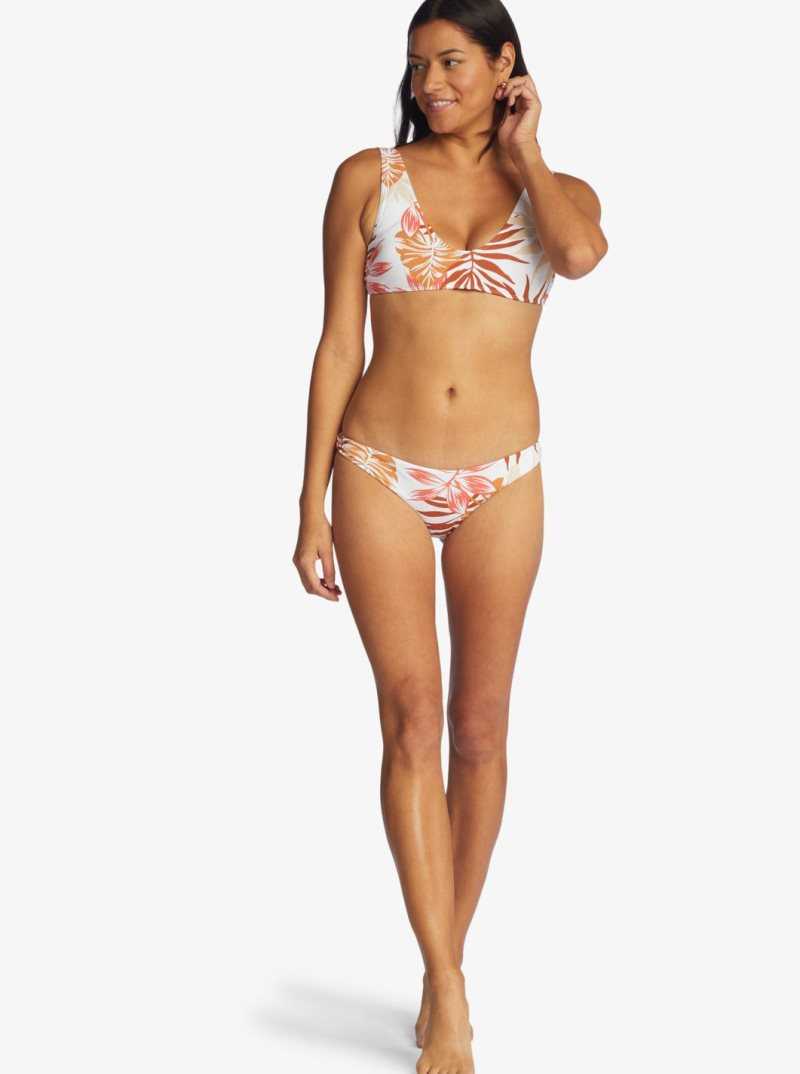 Snow White Seaside Tropics Roxy Beach Classics Separate Bottom | JFXKRU129