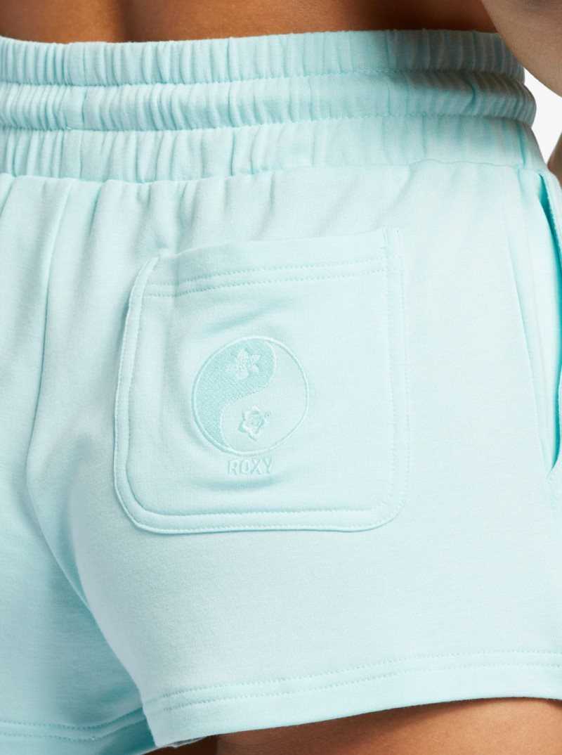 Spa Retreat Roxy Check Out Sweat Shorts | JNYDAT813