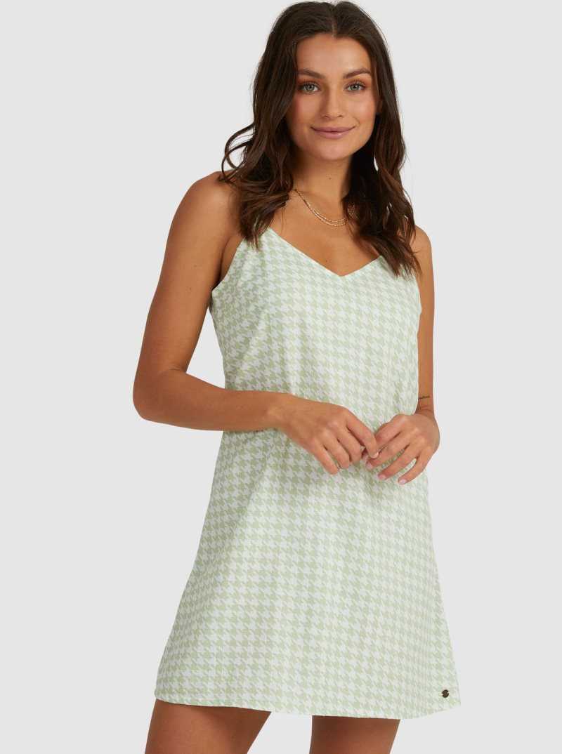 Sprucetone Check It Roxy Shine A Light Woven Strappy Dress | MJBFRE698