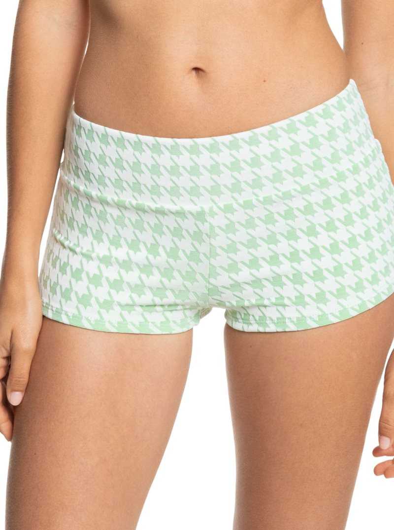 Sprucetone Check It S Roxy Check It Shorty Bikini Bottoms | WHSMJL381